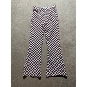 Hollister Checkered Flare Pants Size‎ XS